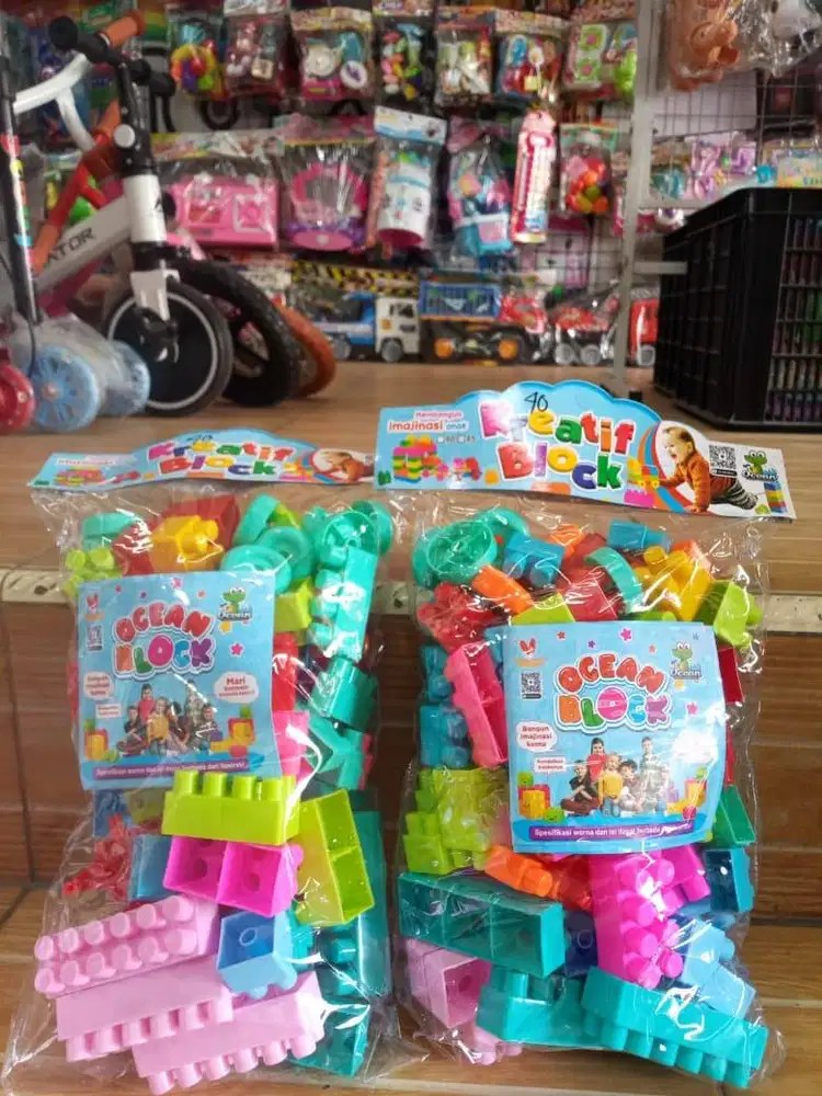 mainan anak lego susun blocks
