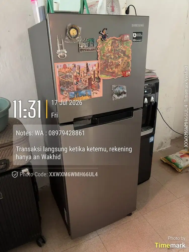 Preloved Kulkas Samsung Inverter RT19 / kulkas second bekas kota bogor