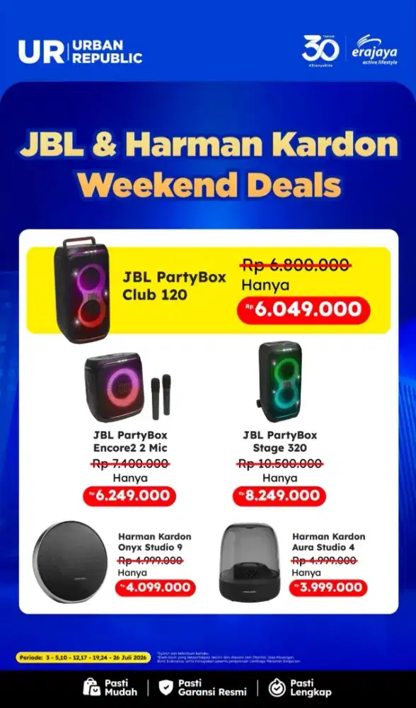 PROMO WEEKEND JBL & HARMAN KARDON