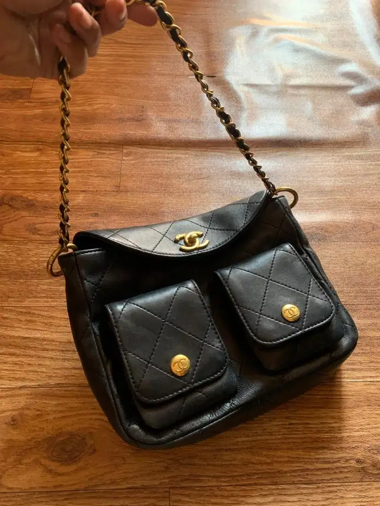 Tas kulit cewe chanel