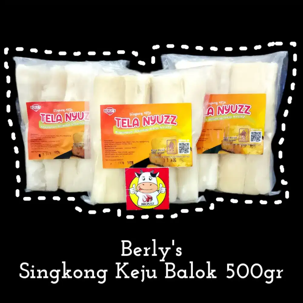 Singkong keju Balok Berlys 500gr - Brontz Jogja