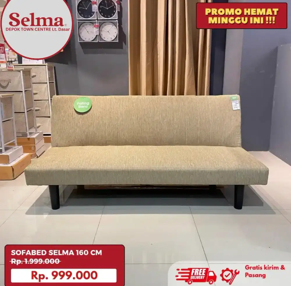 Sofabed 160 cm Selma by Informa