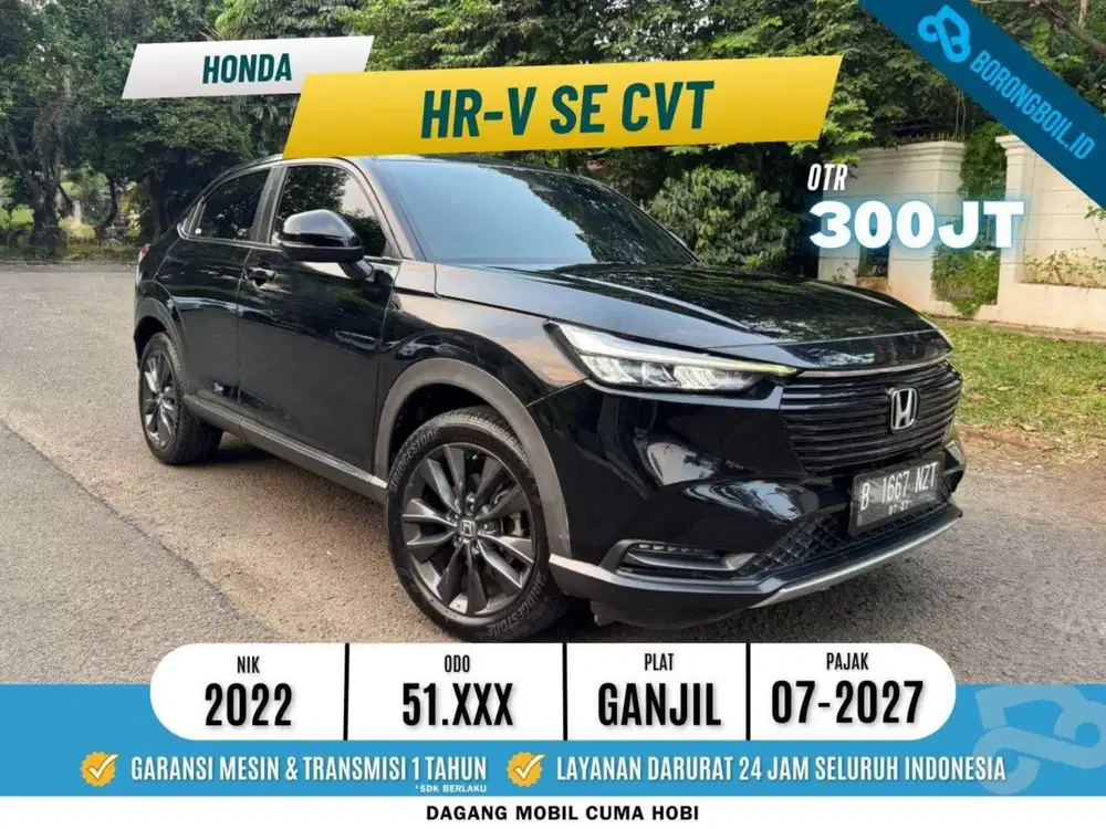 Honda HR-V SE 1.5 CVT 2022 Bensin