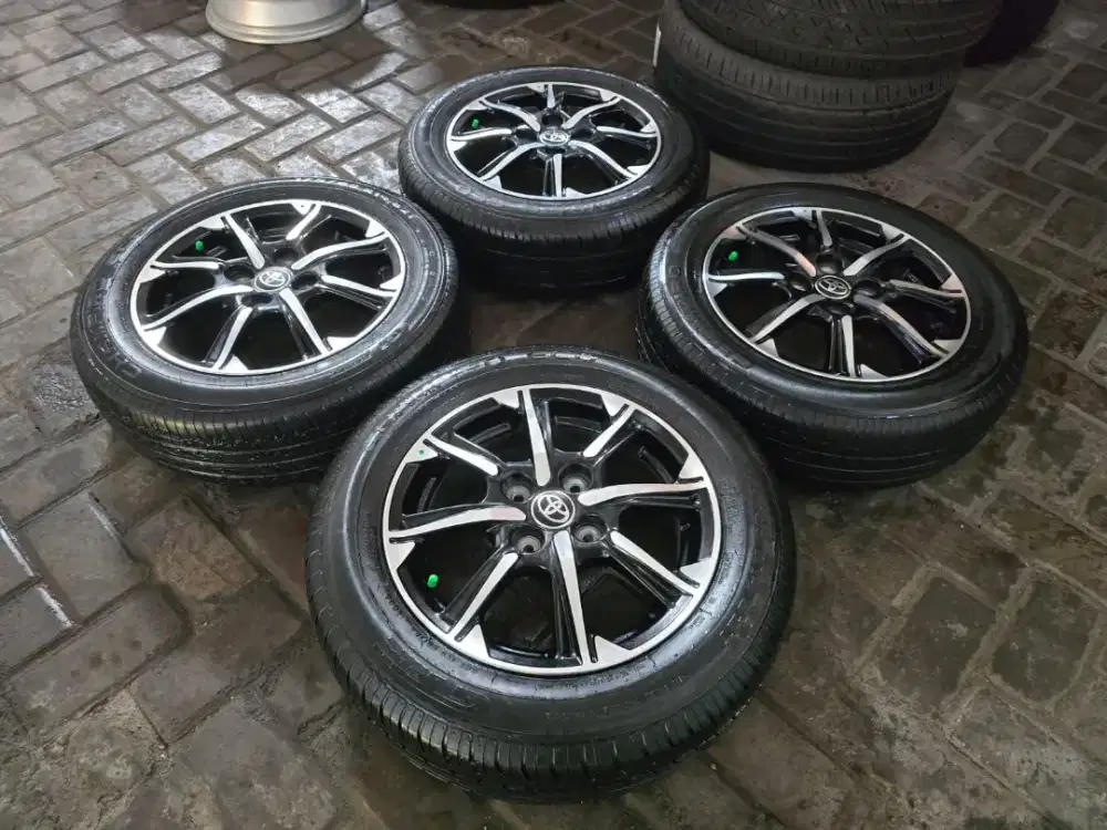 Velg Ban Tebal 88% Ori Calya Sigra TRD R14 Agya Ayla Sirion Soluna GO