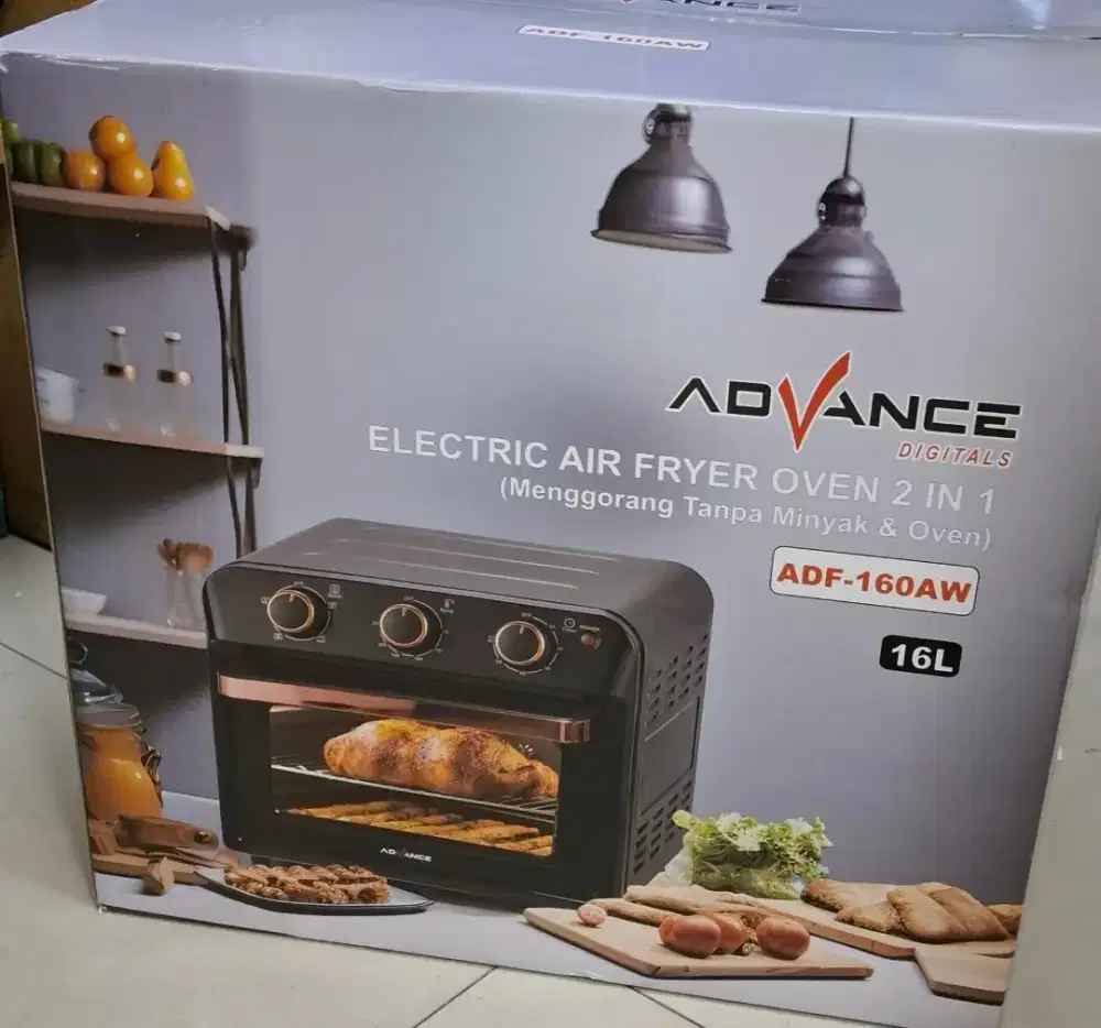 advance electric air fryer oven 2in 1 (hadiah)
