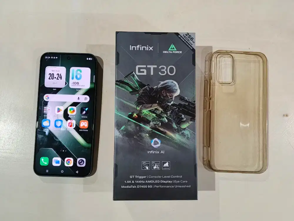 Infinix gt 30 8/256 fullset mulus