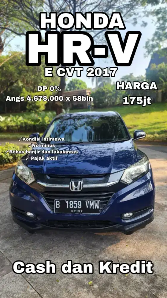 Dp 0 jt angs 4,678,000 x 59bln !!! Hrv E Cvt wrn biru 2017