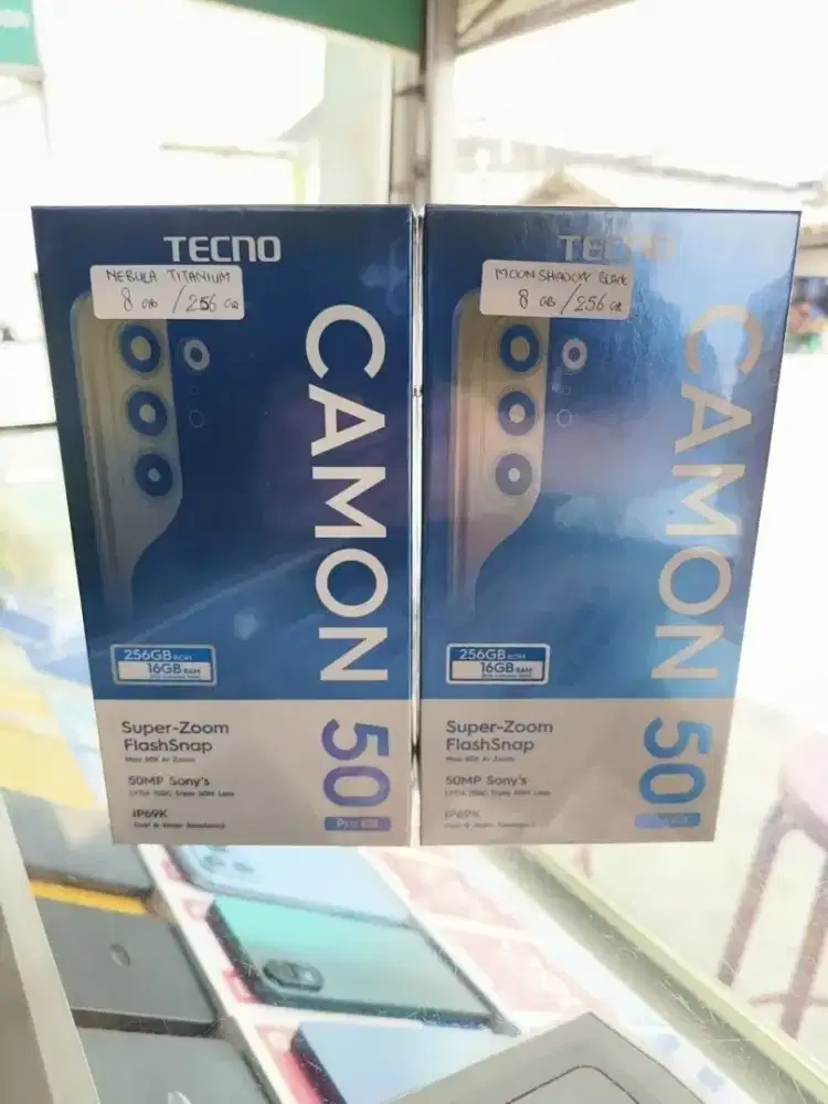 TECNO CAMON 50 NFC RAM 8/256GB GARANSI RESMI