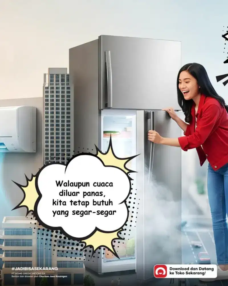 Kulkas sharp 2 pintu