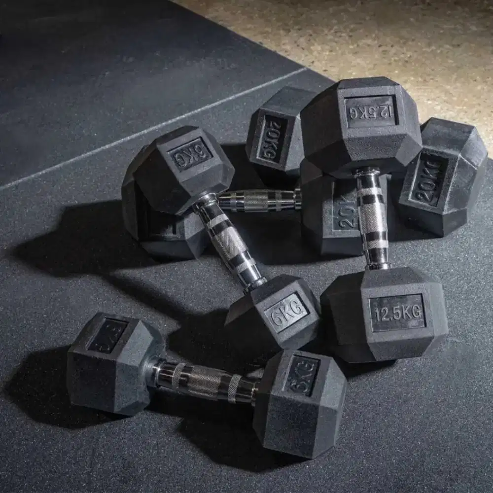 Dumbell Hexagon ecer 2,5 - 25 kg