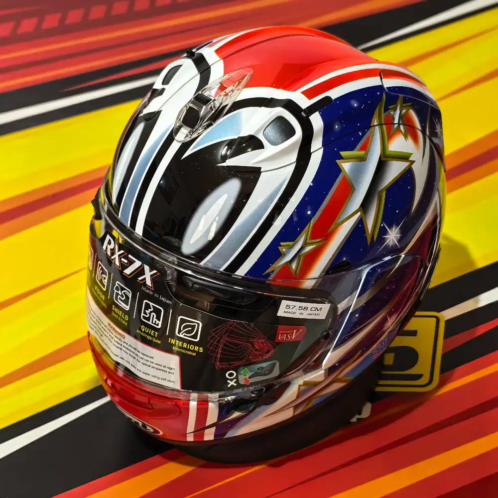Arai RX7X Nakano 99 Red SNI Snell 2025 Brand New Size M