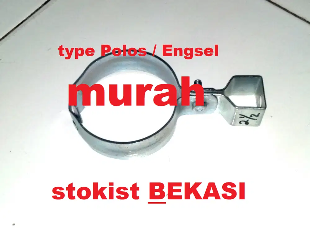 KLEM GANTUNG PIPA PVC /BESI
