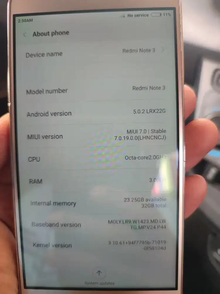 Jual Redmi Note 3 (batangan)