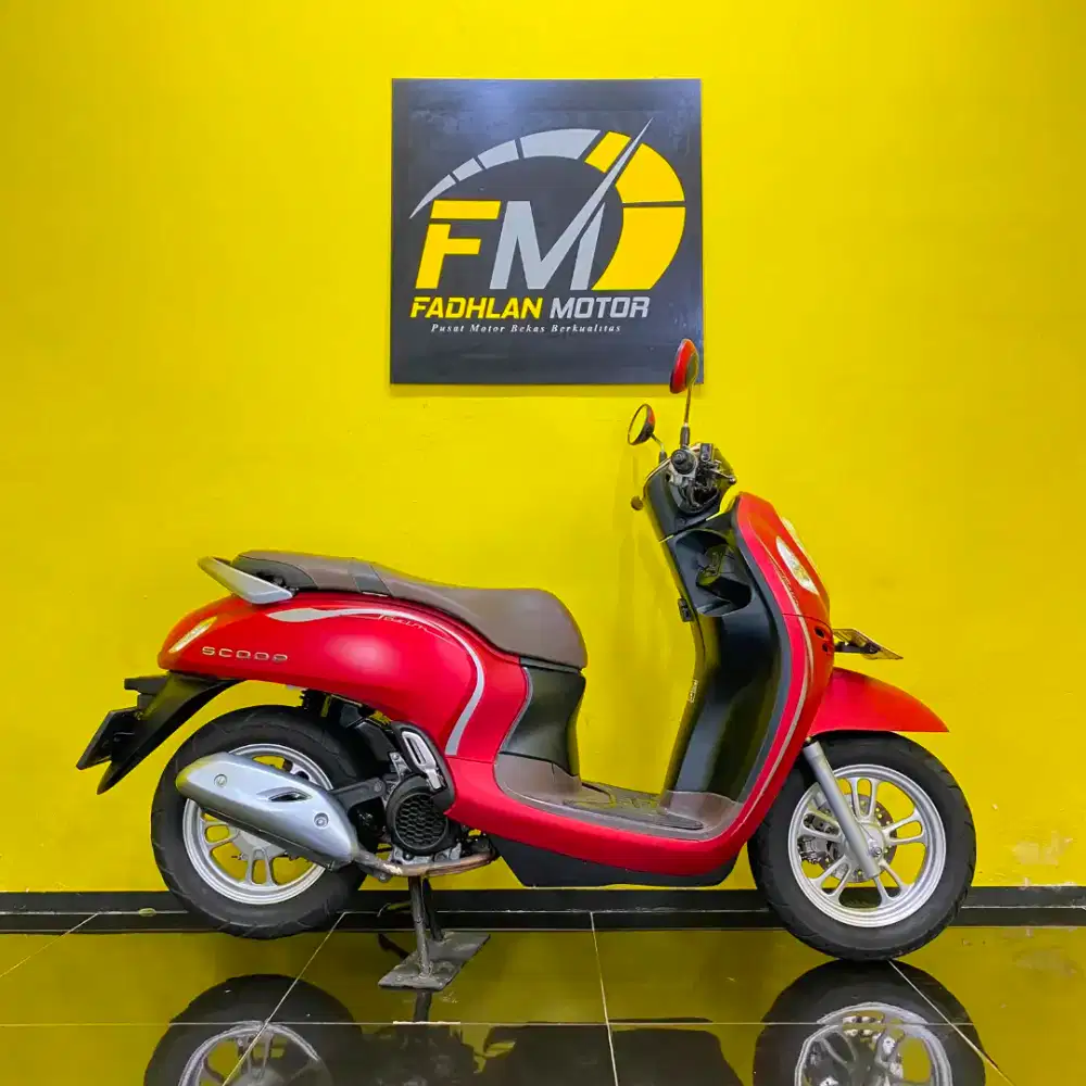 Honda Scoopy Tahun 2022 Remote Lengkap Plat Tangerang