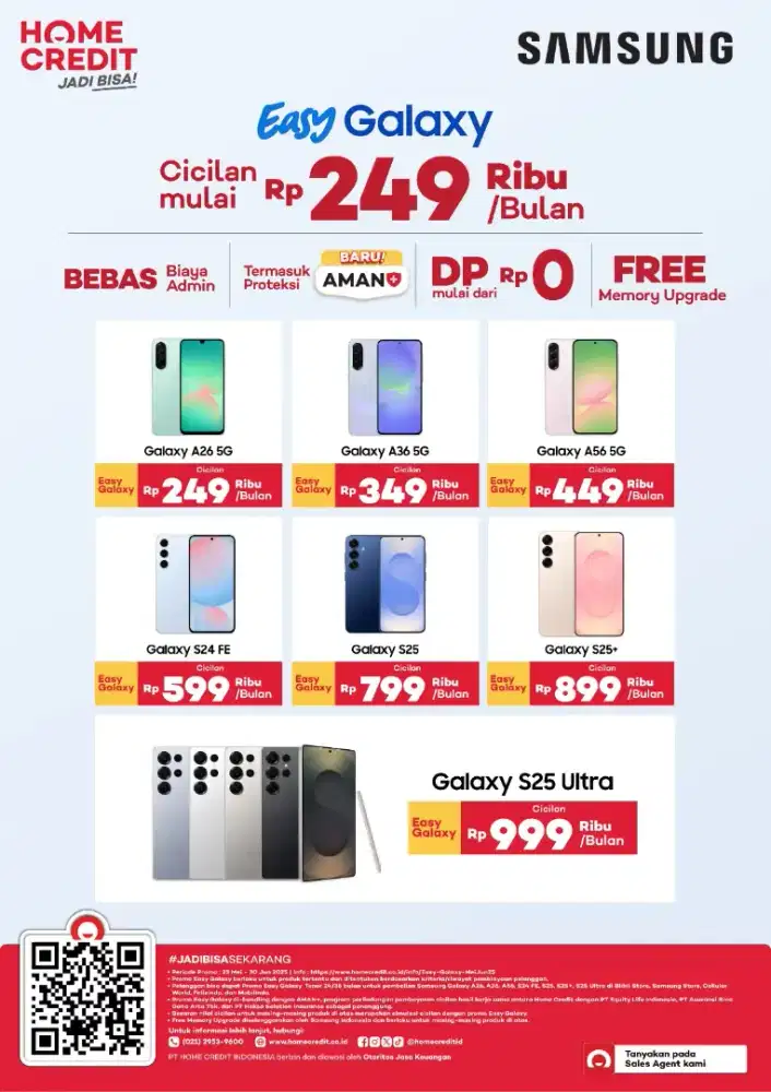 GALAXY A26 Cicilan tanpa kartu kredit