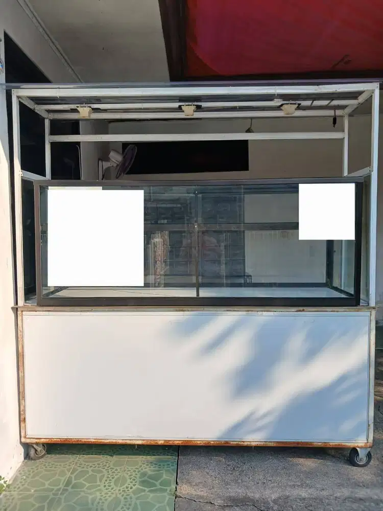 ETALASE 1 SET UKURAN 200 X 5 X 215