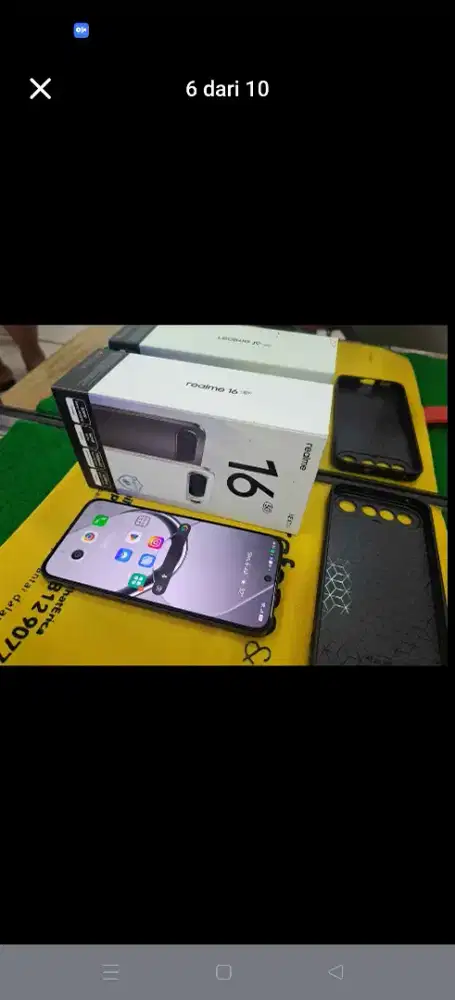 Realme 16 5G ram 12/256 GB mulus no minus lengkap TT msk