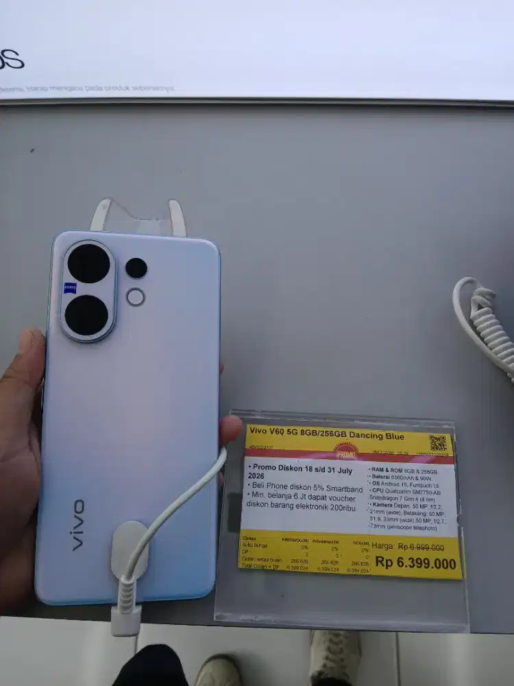 Vivo V60 5G cash/cicilan tanpa dp