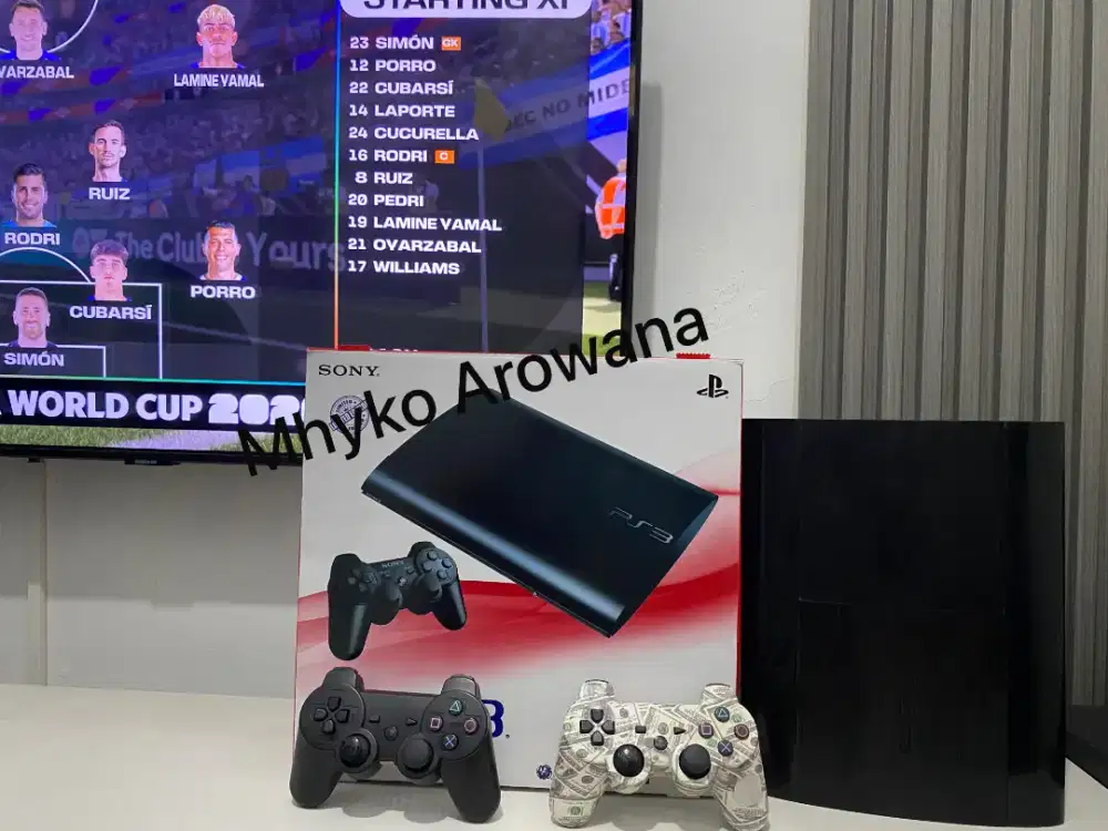 PS3 SUPER SLIM 500GB LIKE NEW SERI 4000