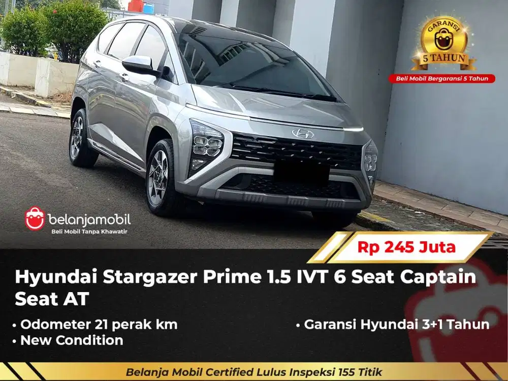 [ KM 21 PERAK ] Hyundai Stargazer Prime 1.5 IVT Captain Seat 2026/2025