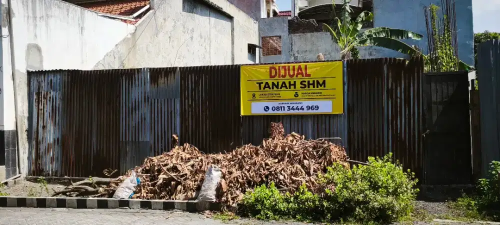 Dijual Tanah Lokasi Strategis di Lingkungan yang Tenang untuk Hunian