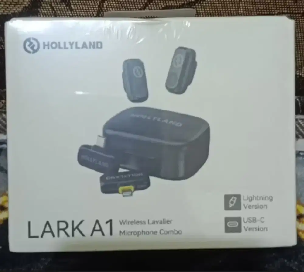 Mic wireless hollyland Lark A1 COMBO black segel