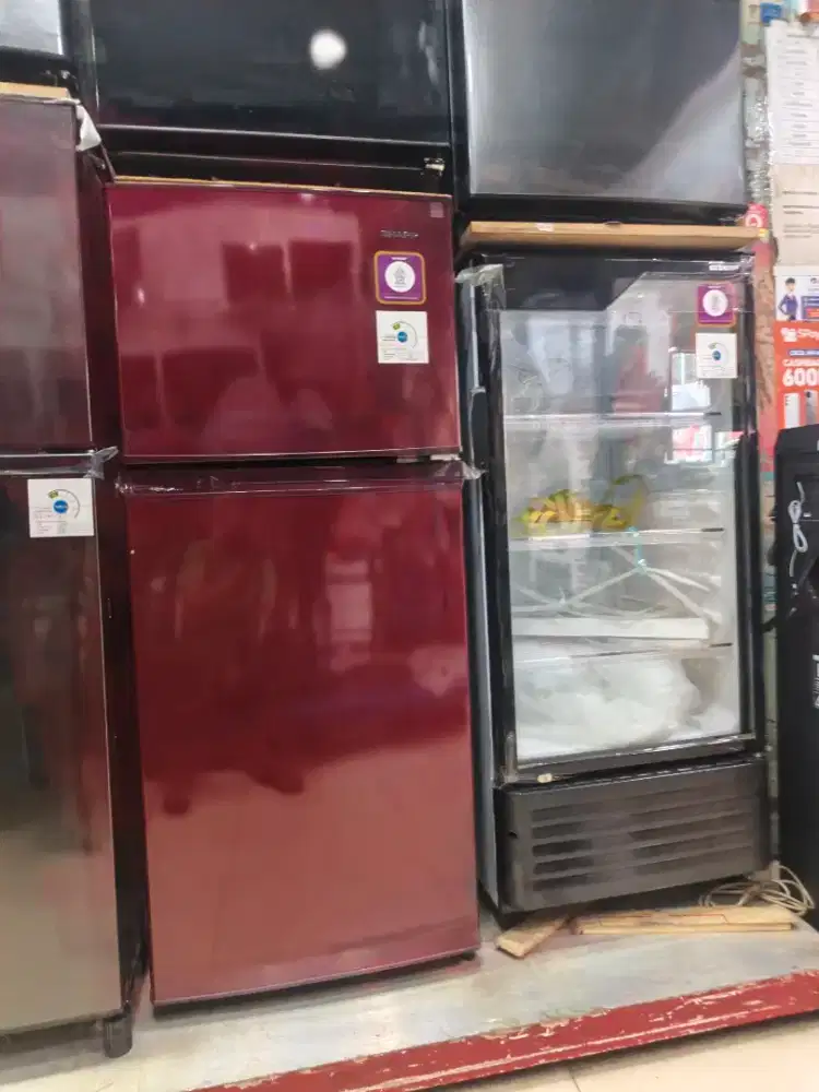 KULKAS 2 PINTU SHARP PROMO KREDIT BUNGA RINGAN