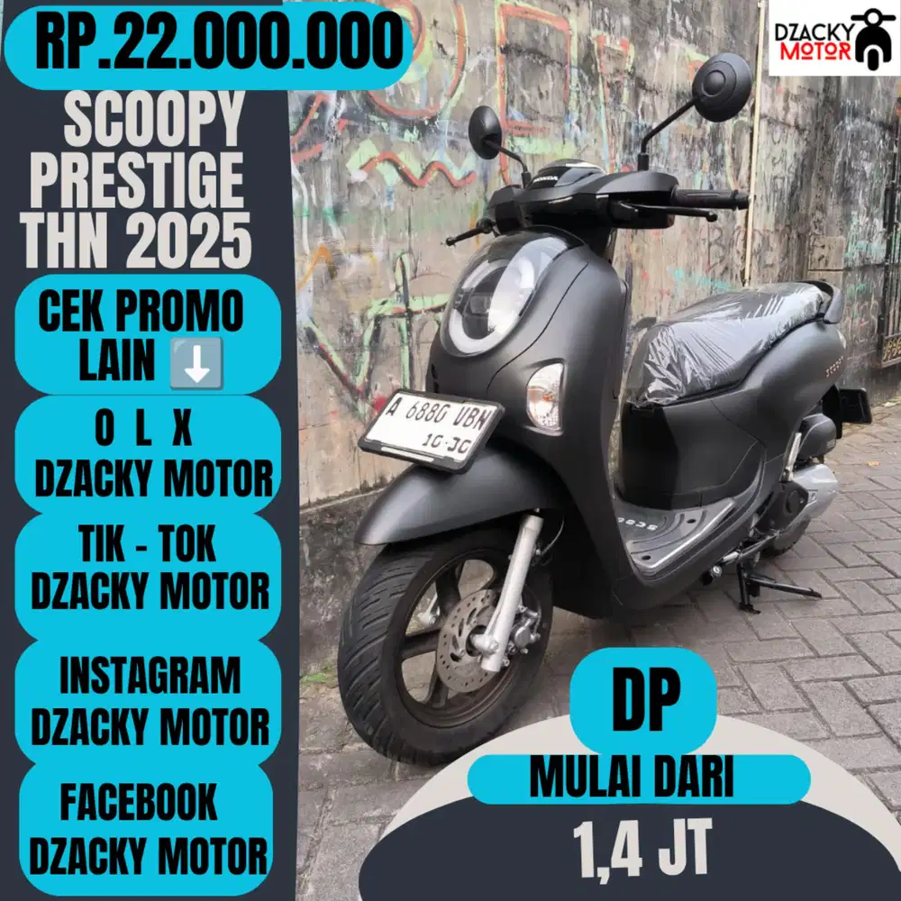 SCOOPY PRESTIGE 2025 LIKE NEW