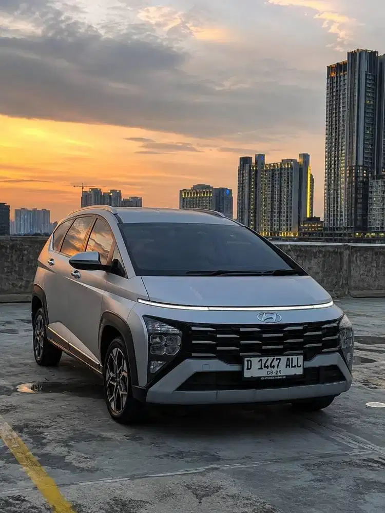 LowKm! Hyundai Stargazer X Prime 2024 silver doof antik cartenz matic