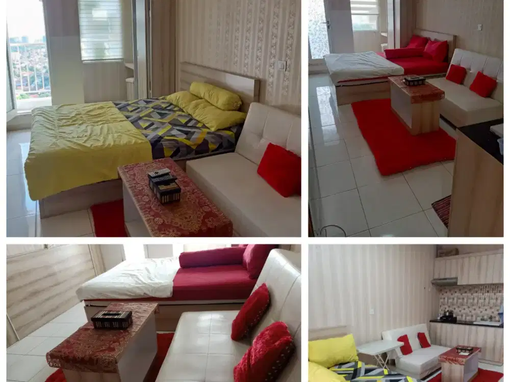 MURAH,TIPE 1 BR,FULL FURNISH,DISEWAKAN APARTEMEN TENGAH KOTA SEMARANG