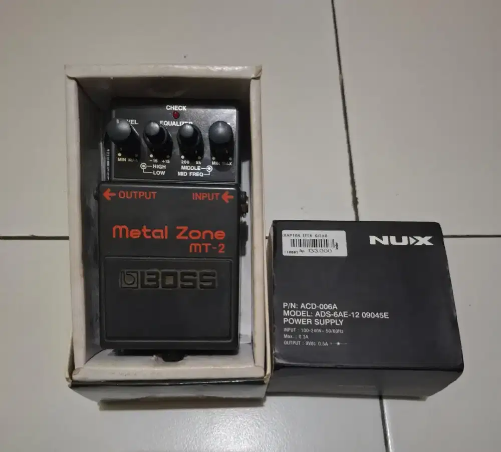 BOSS MT-2 Metal Zone Original Efek Gitar Distortion Pedal