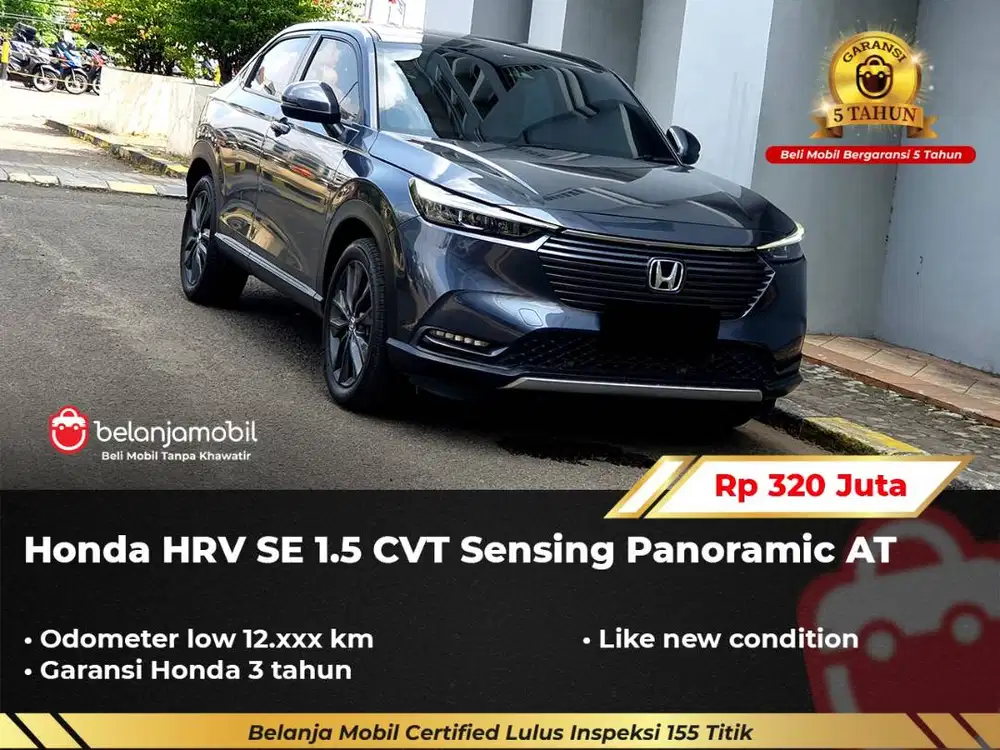 [ LOW KM 12RB ] Honda HRV HR-V HR V SE 1.5 Sensing Panoramic 2024/2025