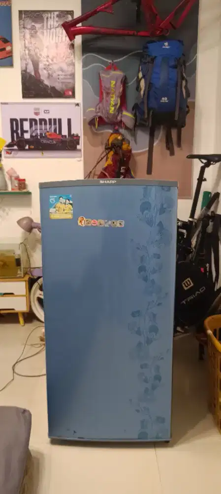 Kulkas Sharp 1 pintu yang tinggi