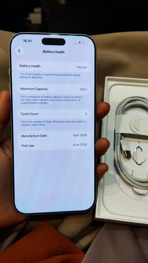 Iphone 17 pro max 1tb open box