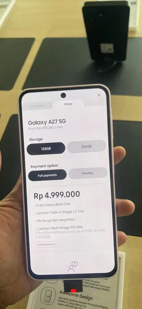 samsung galaxy a27 5G6/128