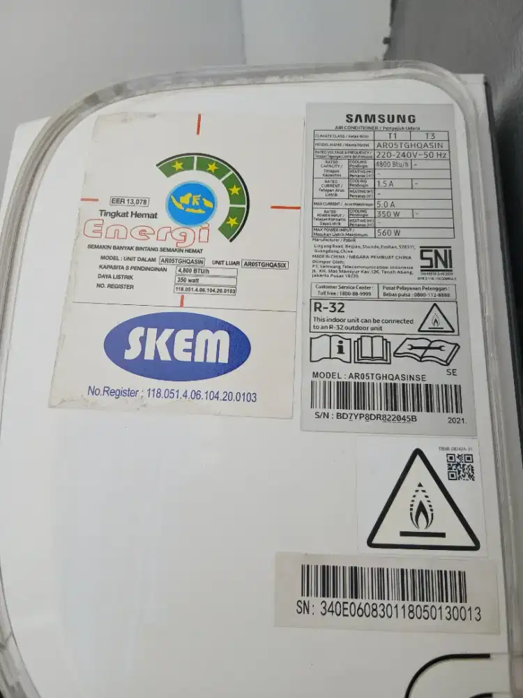 AC 1/2 PK Merk Samsung