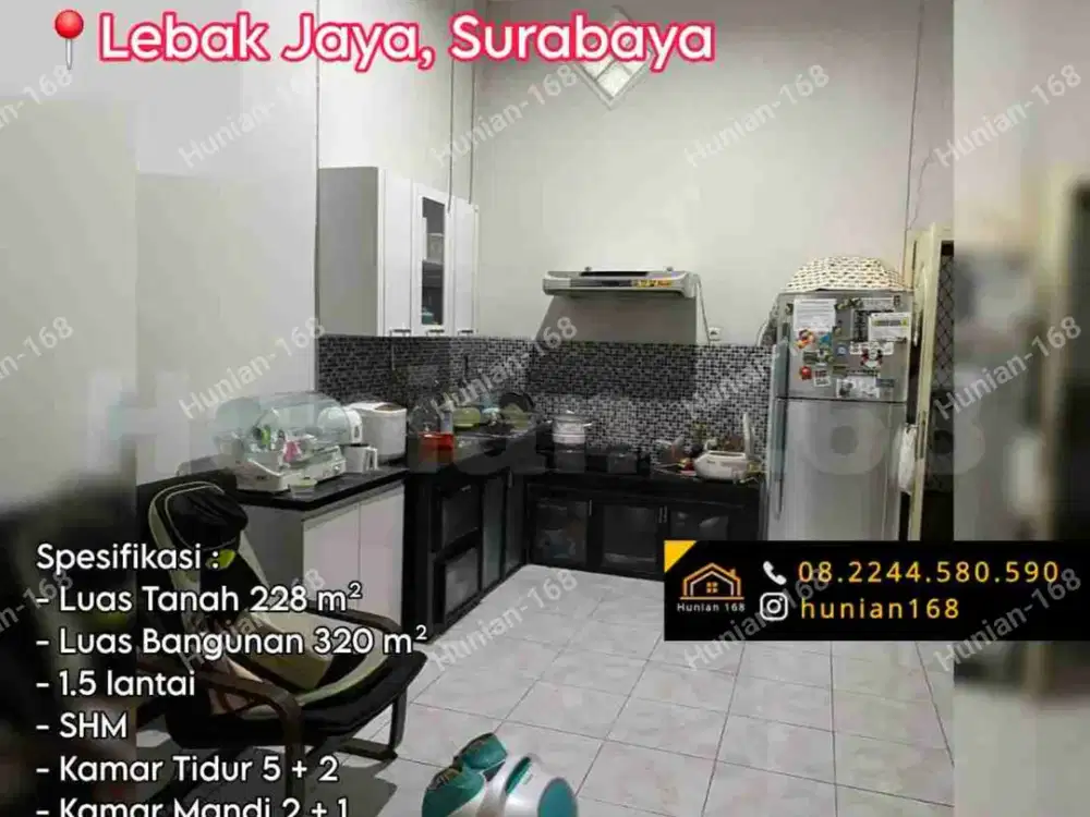 Rumah Perumahan Lebak Jaya Indah Arum Timur Kenjeran Permai Gading Pantai Babatan Kalijudan Surabaya Timur