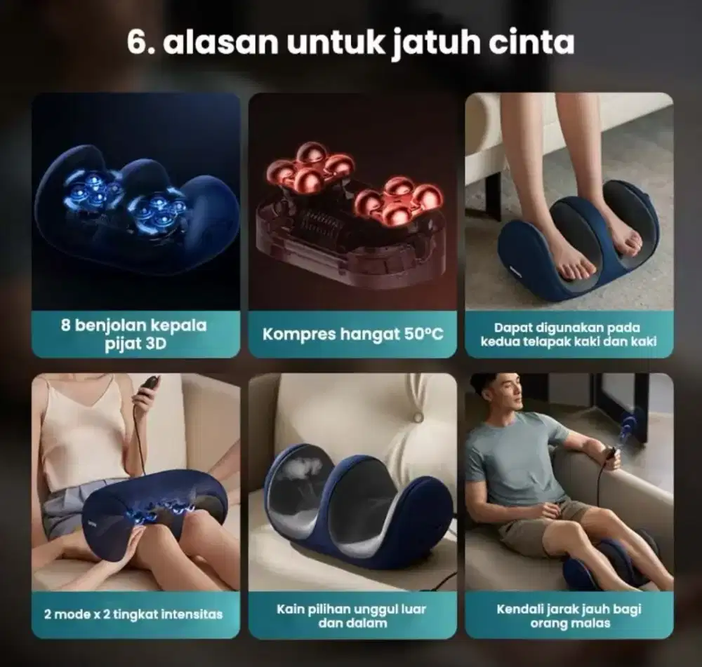 Alat pijat kaki, punggu philips