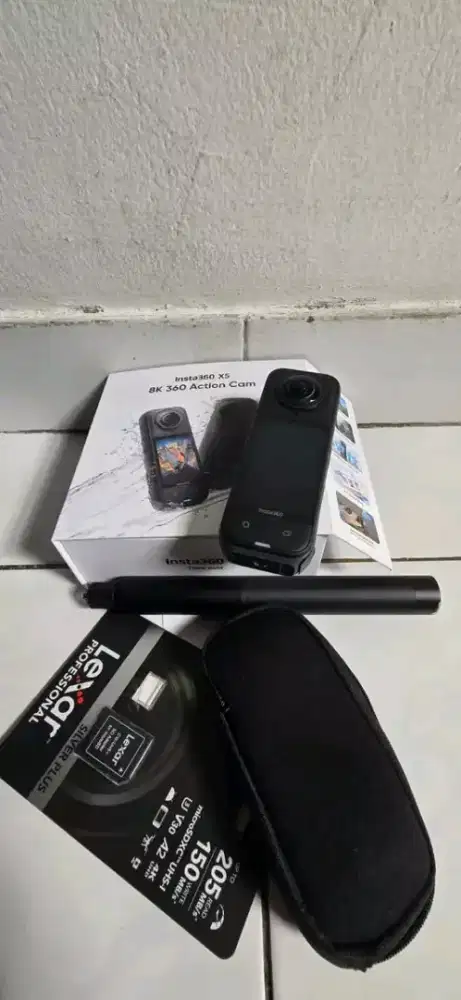 Kamera insta 360 x5 fullset