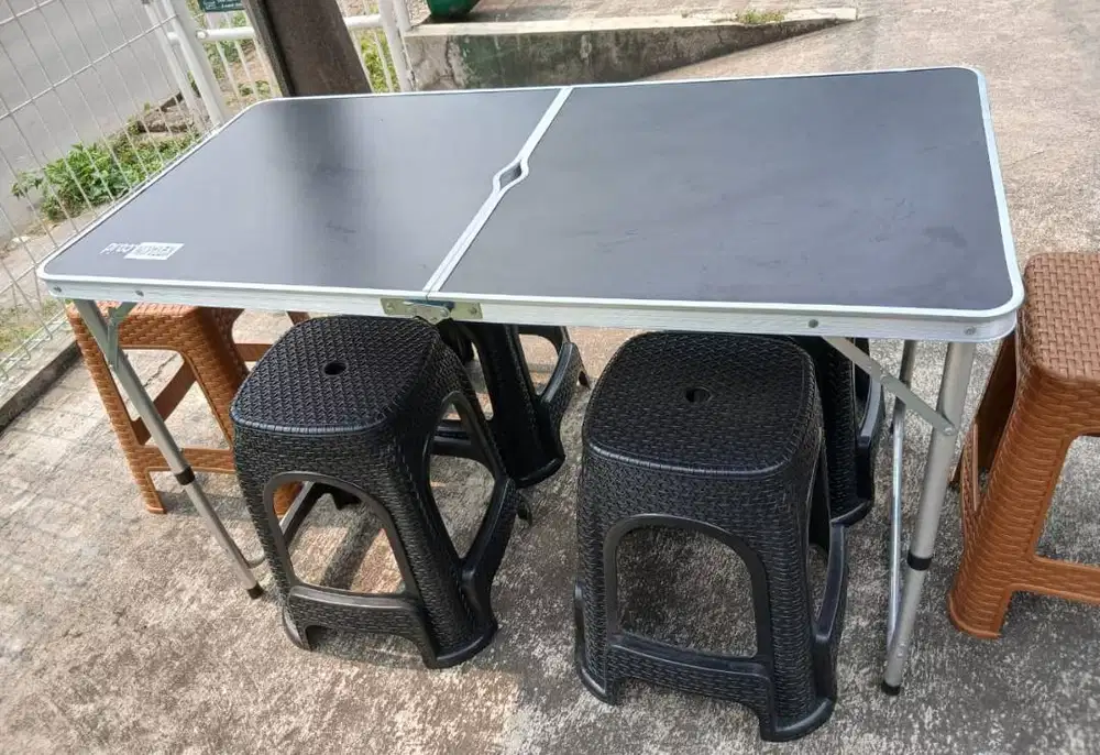 MEJA LIPAT UKURAN 120x60x70