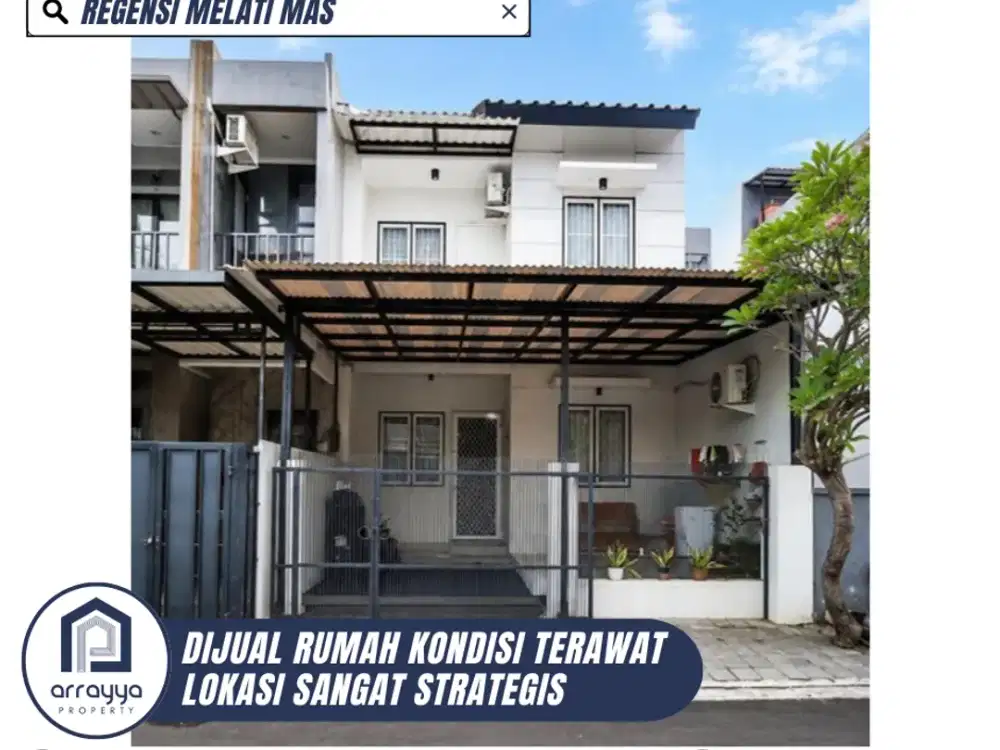 DIJUAL RUMAH MURAH KONDISI SANGAT TERAWAT DI REGENSI MELATI MAS (DM91)