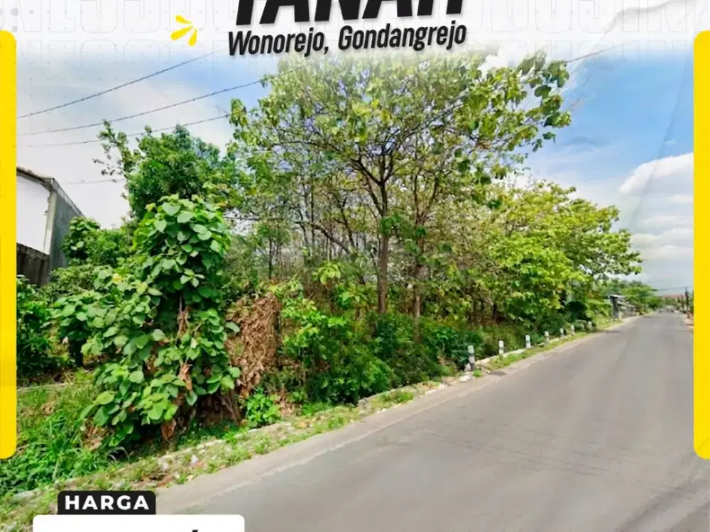 Dijual Tanah Zona Industri Luas Istimewa Akses Kontainer Dekat Exit Tol di Wonorejo Gondangrejo Karanganyar
