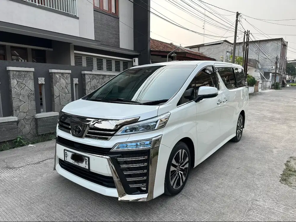 Vellfire G 2021 kM 14 Ribu! toyota velfire putih alphard alpard denza