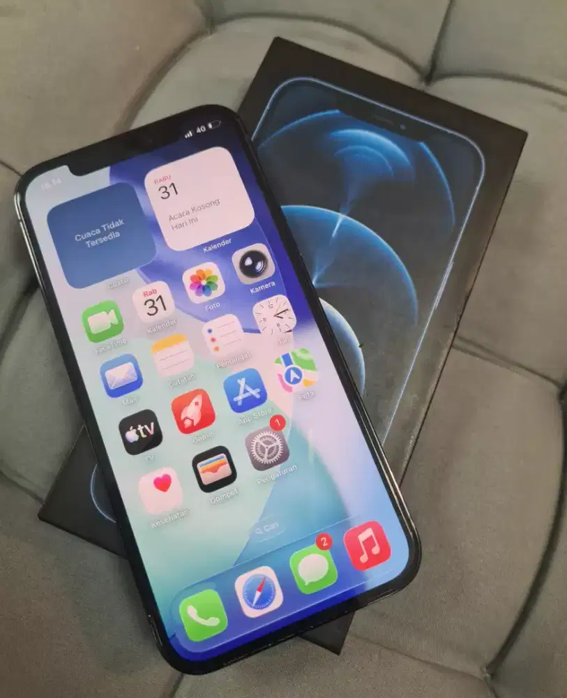 Iphone 12 pro 128gb resmi beacukai