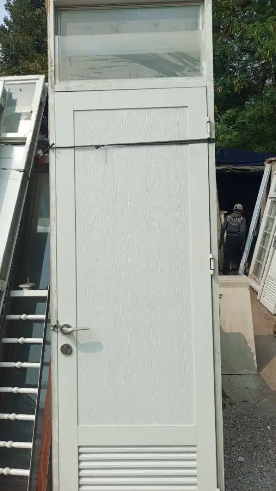Pintu kamar mandi Aluminium full 80x215 vm