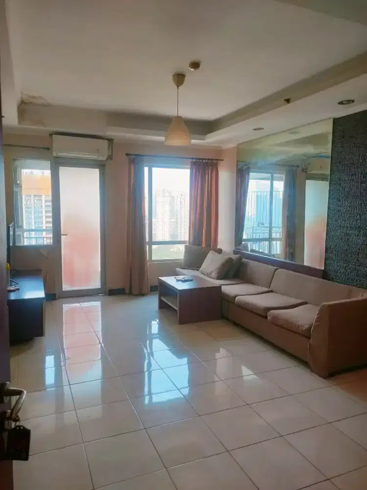 NEGO DISEWAKAN APARTEMEN Sudirman park 3 kamar furnish