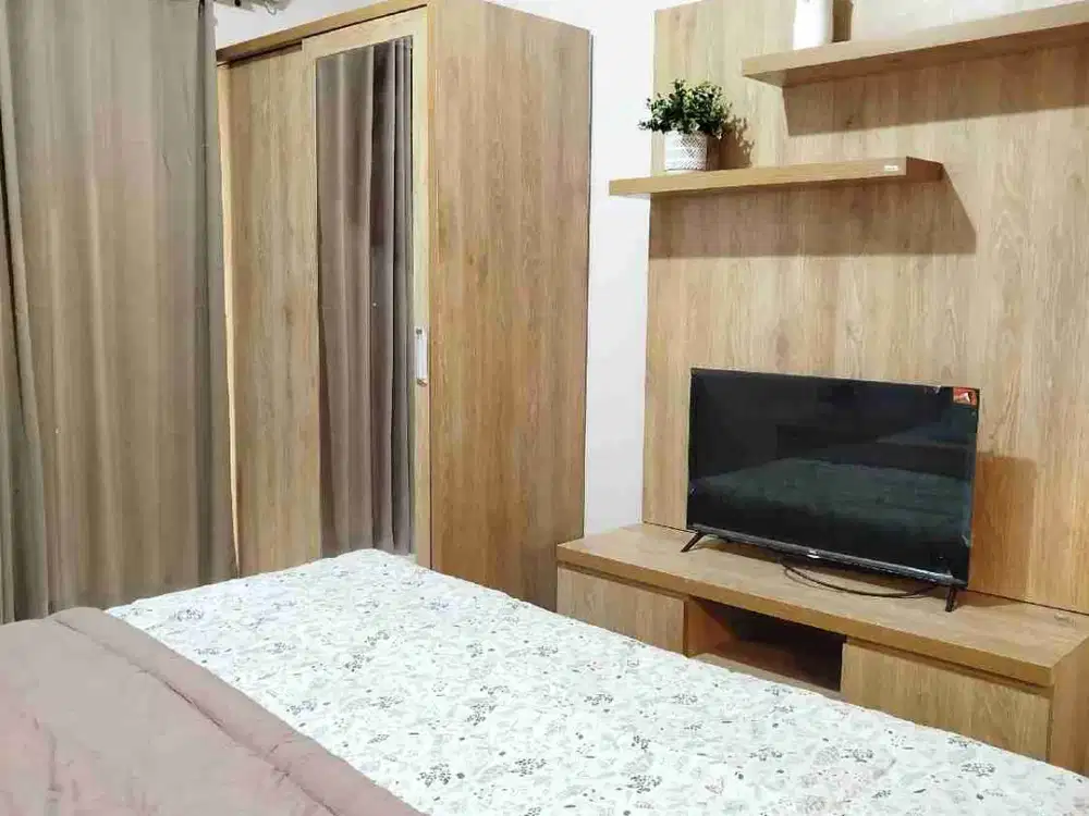 disewakan apartemen studio fullfurnise  siap huni tapos