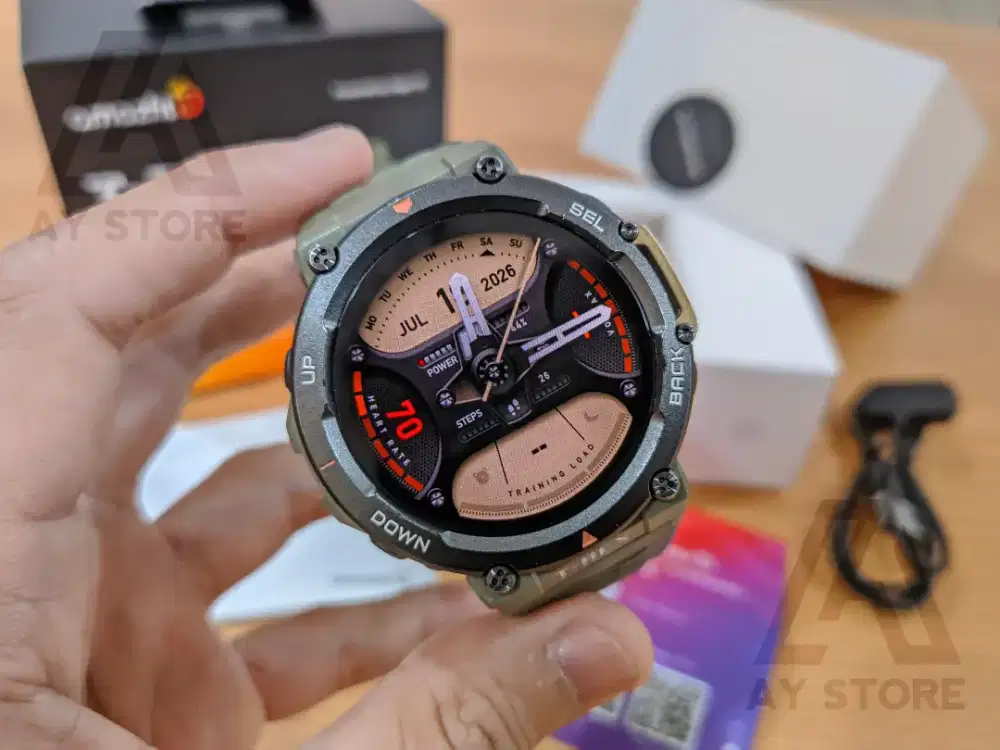 Smartwatch Amazfit T-rex 2 Wild Green second