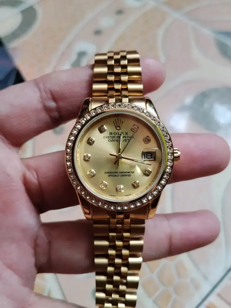 Jam Rolex gold bagus