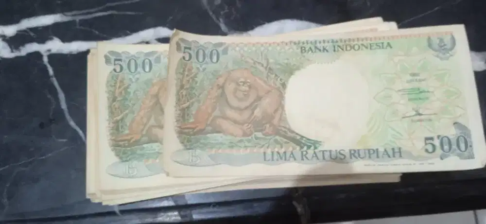 Jual borongan uang langka 500 Rp th.1992